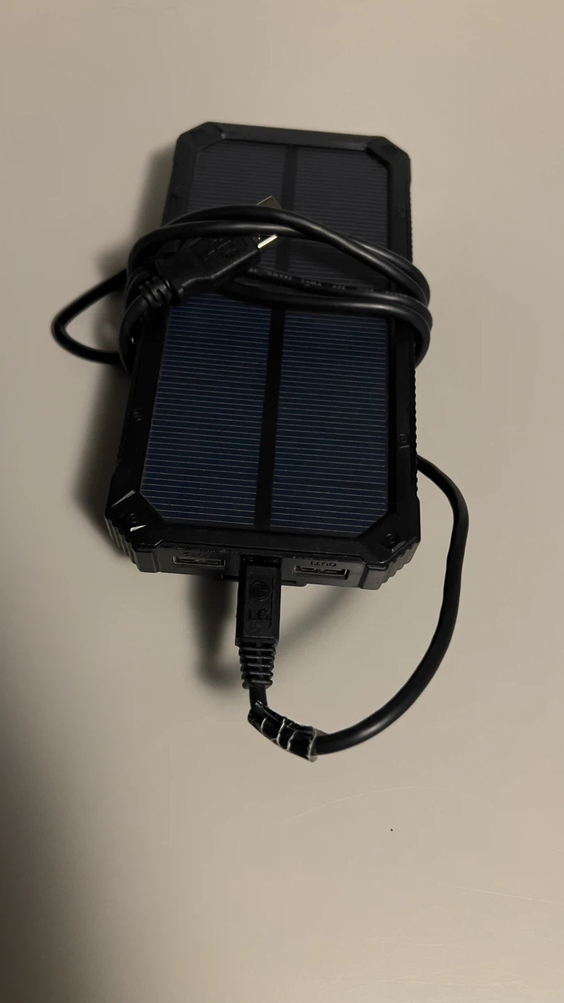 Solar Power Bank with USB Ports - photo 2