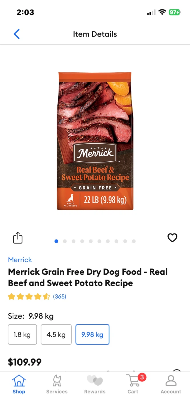 Merricks Poultry Free Dog Food-Opened - photo 3
