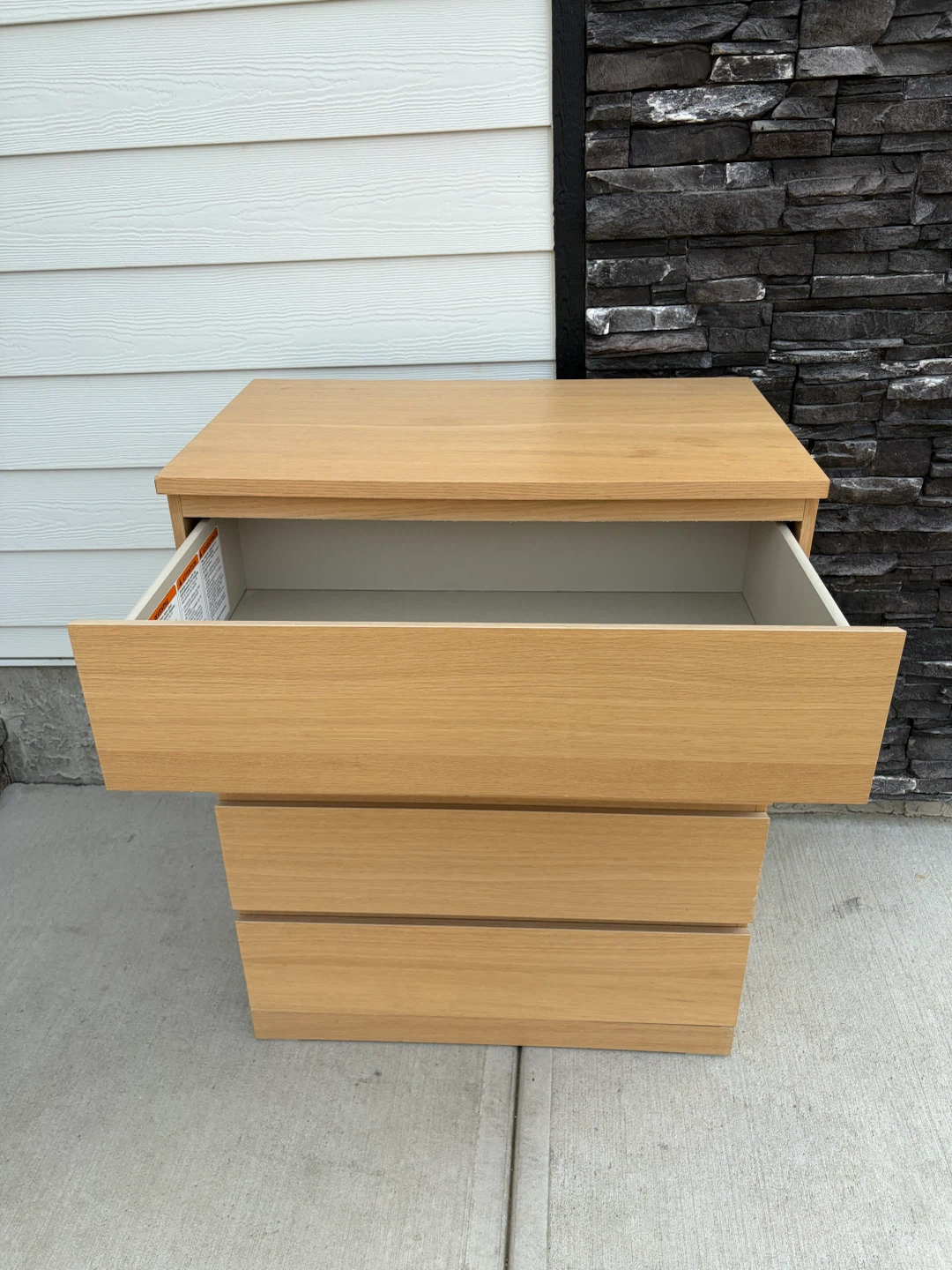 IKEA dresser in oak colour with 4 drawers - photo 2