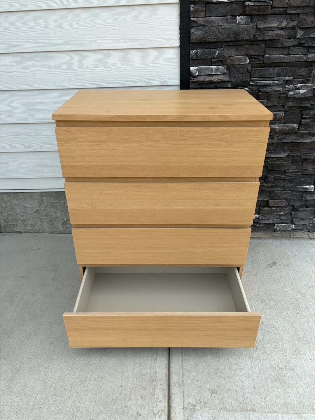 IKEA dresser in oak colour with 4 drawers - photo 5