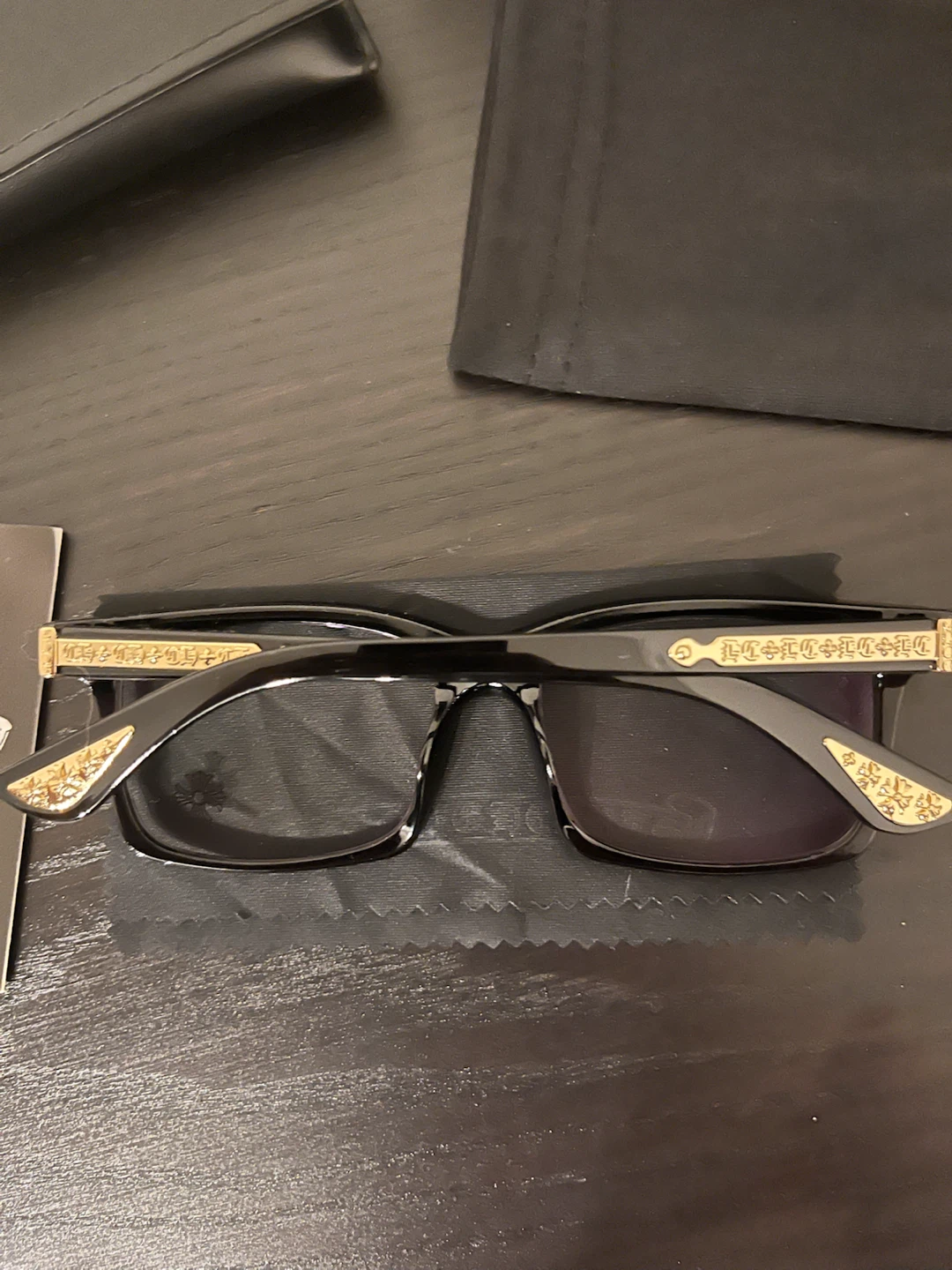 Chrome heart blue light glasses - photo 2