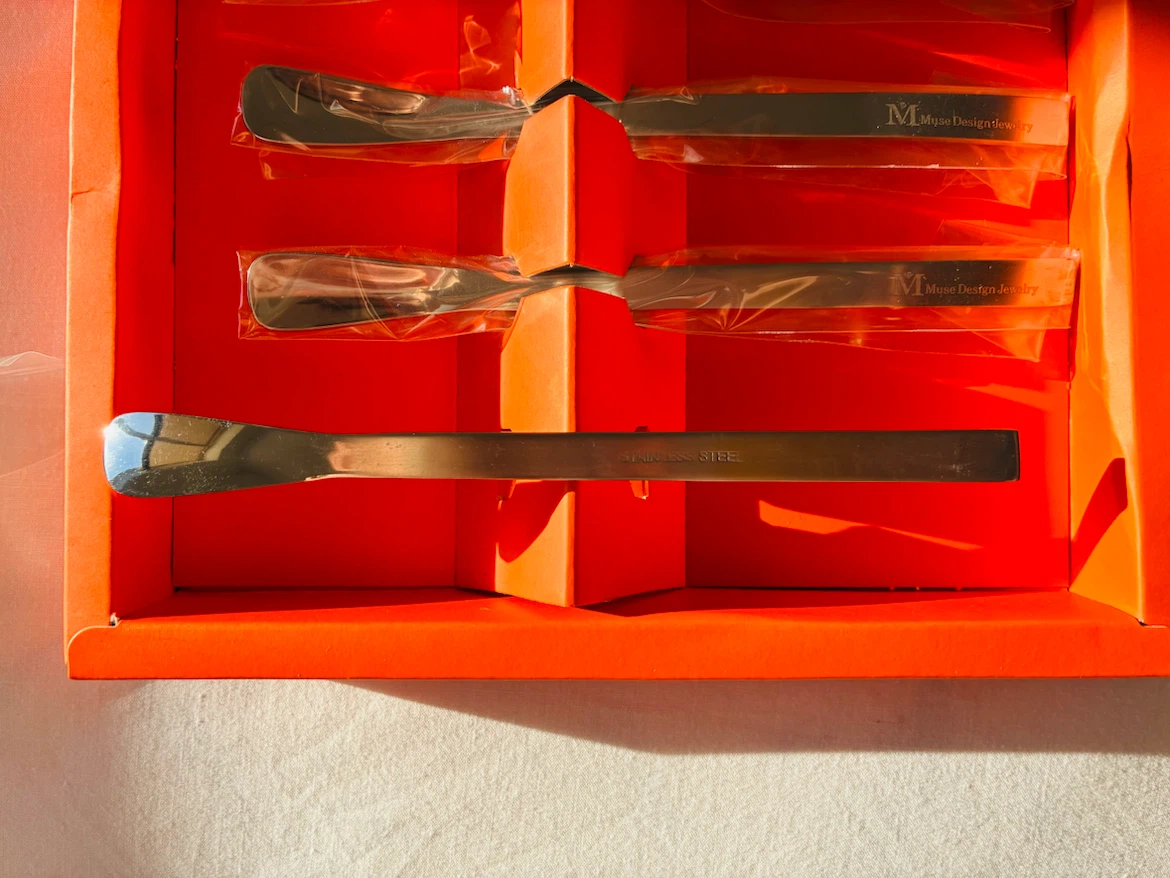 New Cocktail Seafood Forks and Spoons Stainless Steel. Okspoon - photo 3