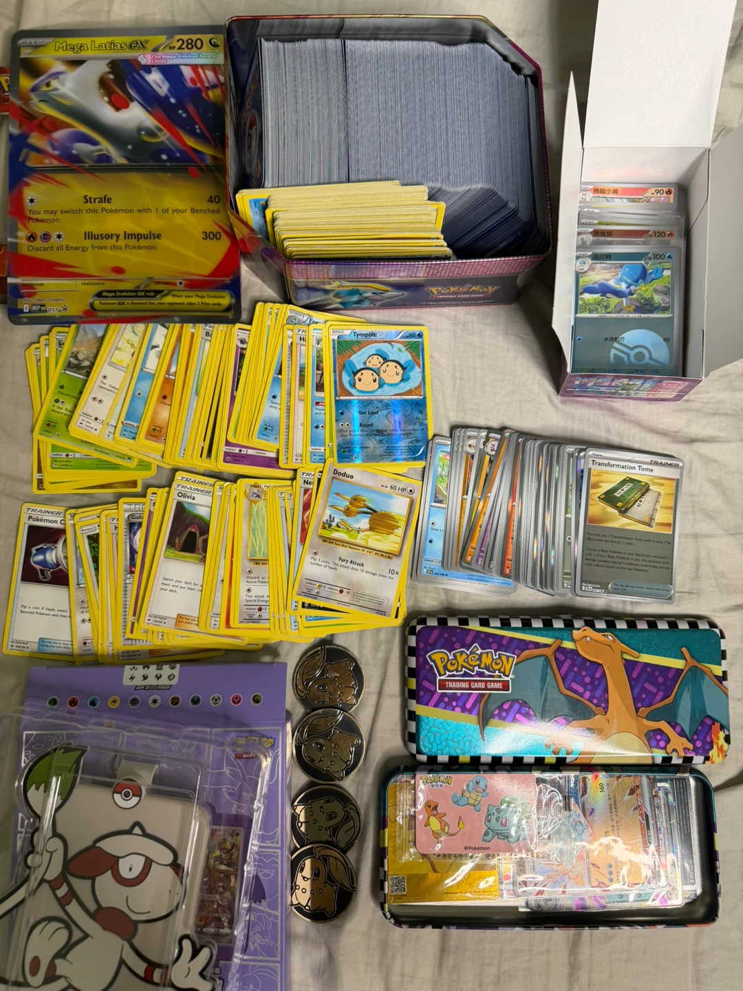 Pokemon cards and accessories