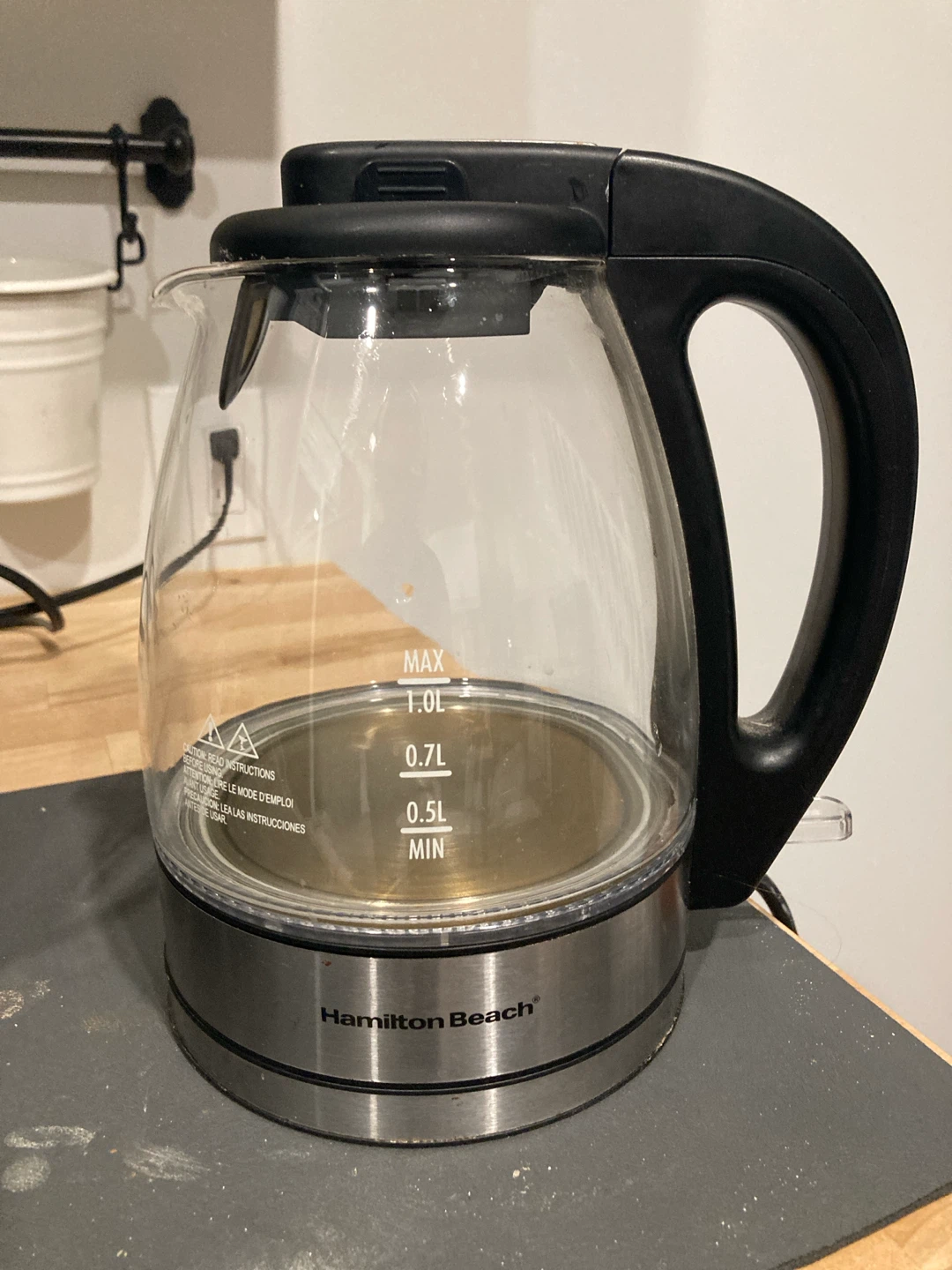 Hamilton Beach Glass Electric Kettle 1.0L