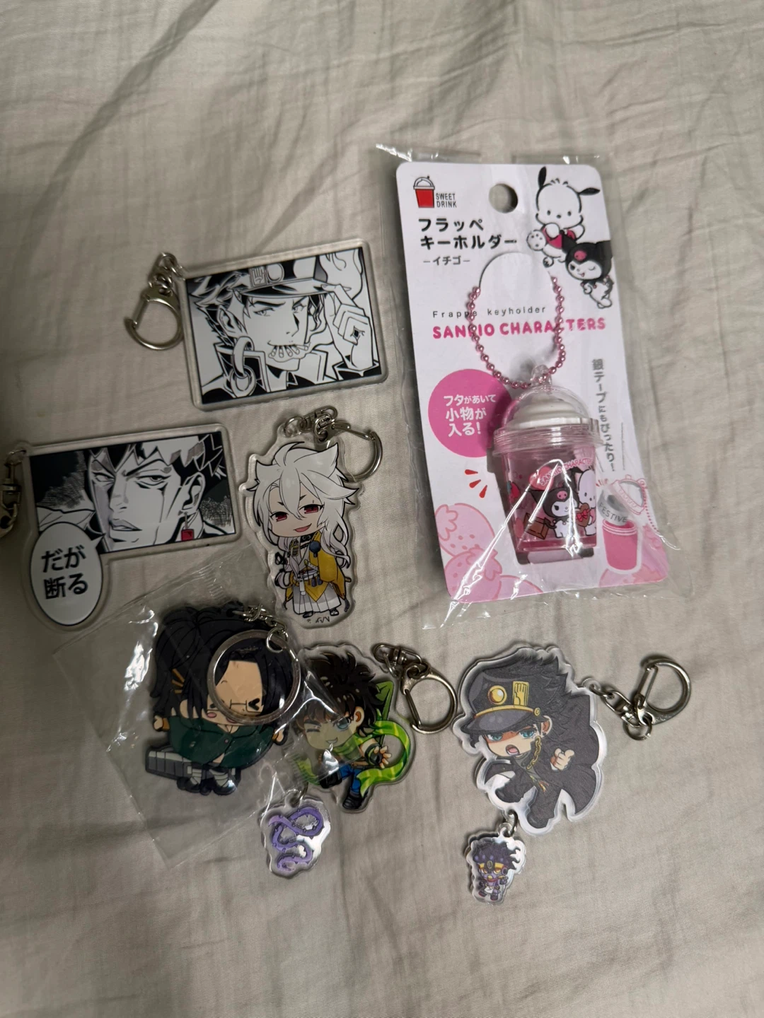 Anime, Sanrio keychains