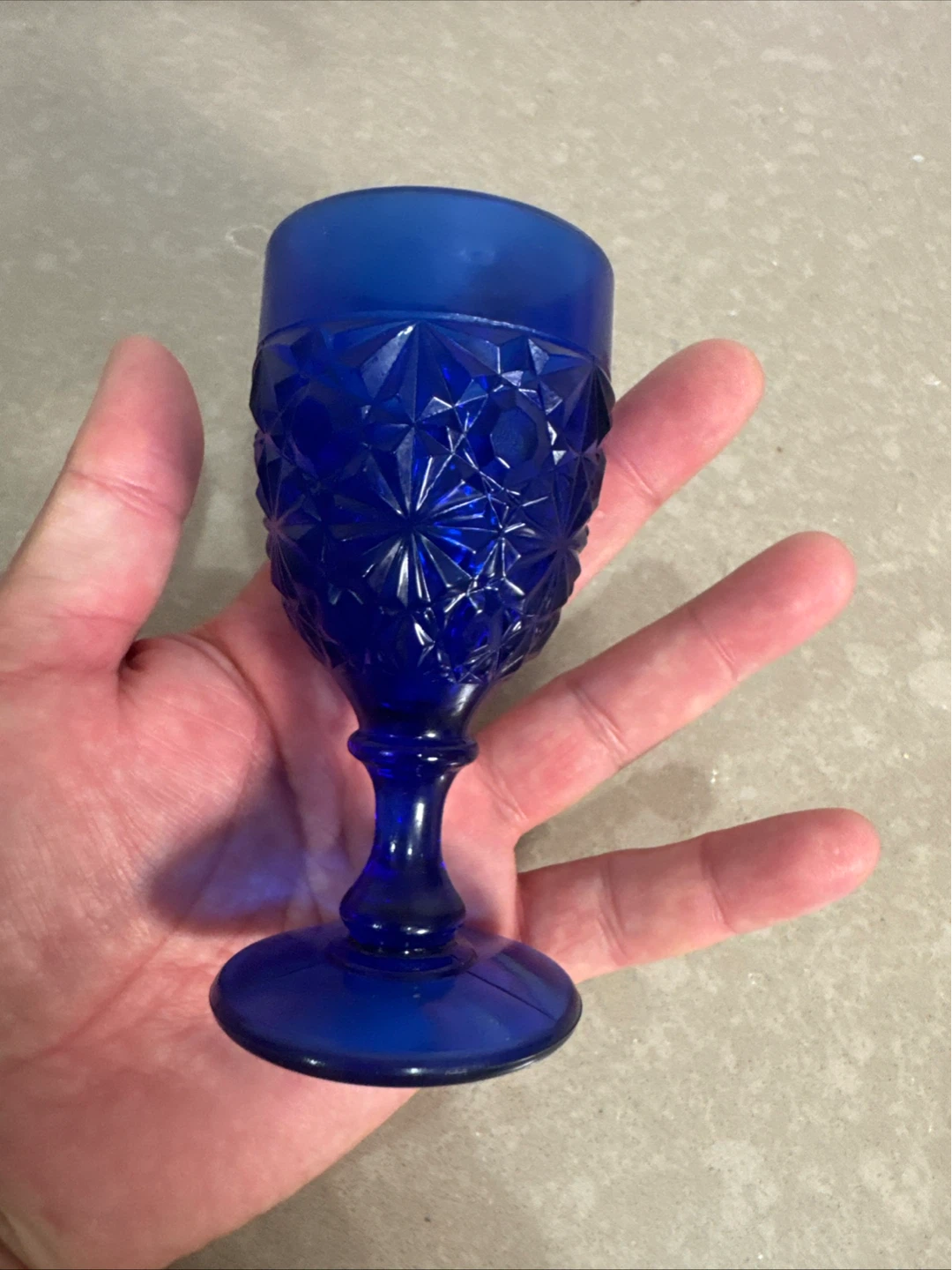 Blue Glass Goblet - photo 4