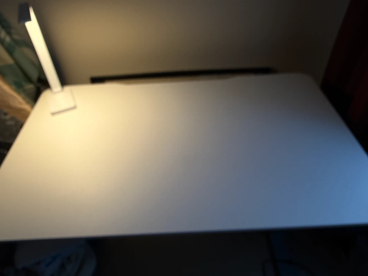 White Standing Desk with Adjustable Height - photo 4