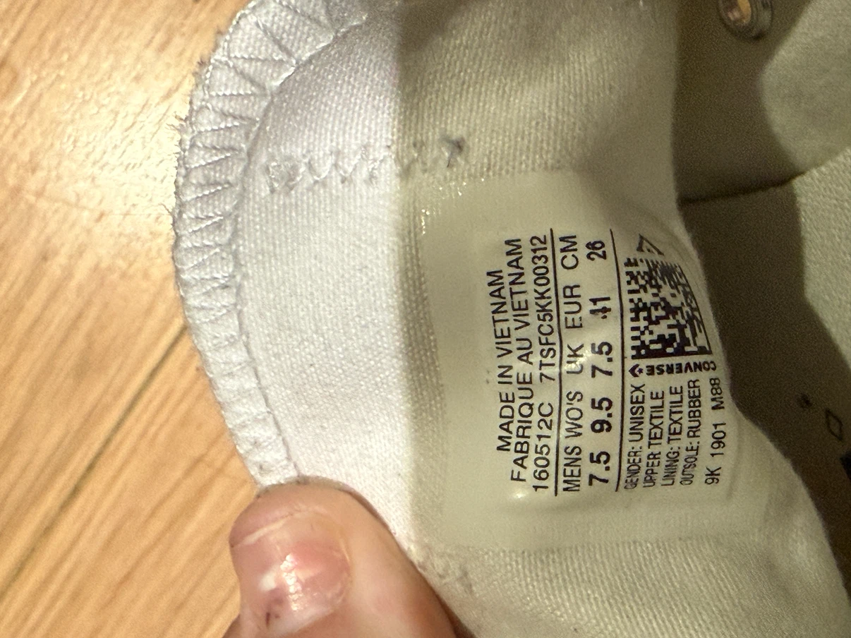 Tie Dye Converse W9.5 / M7.5 - photo 3