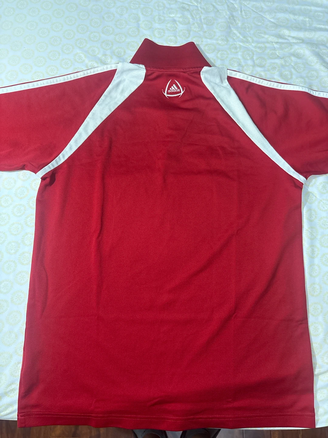 Adidas Red ClimaCool Polo Shirt - photo 3