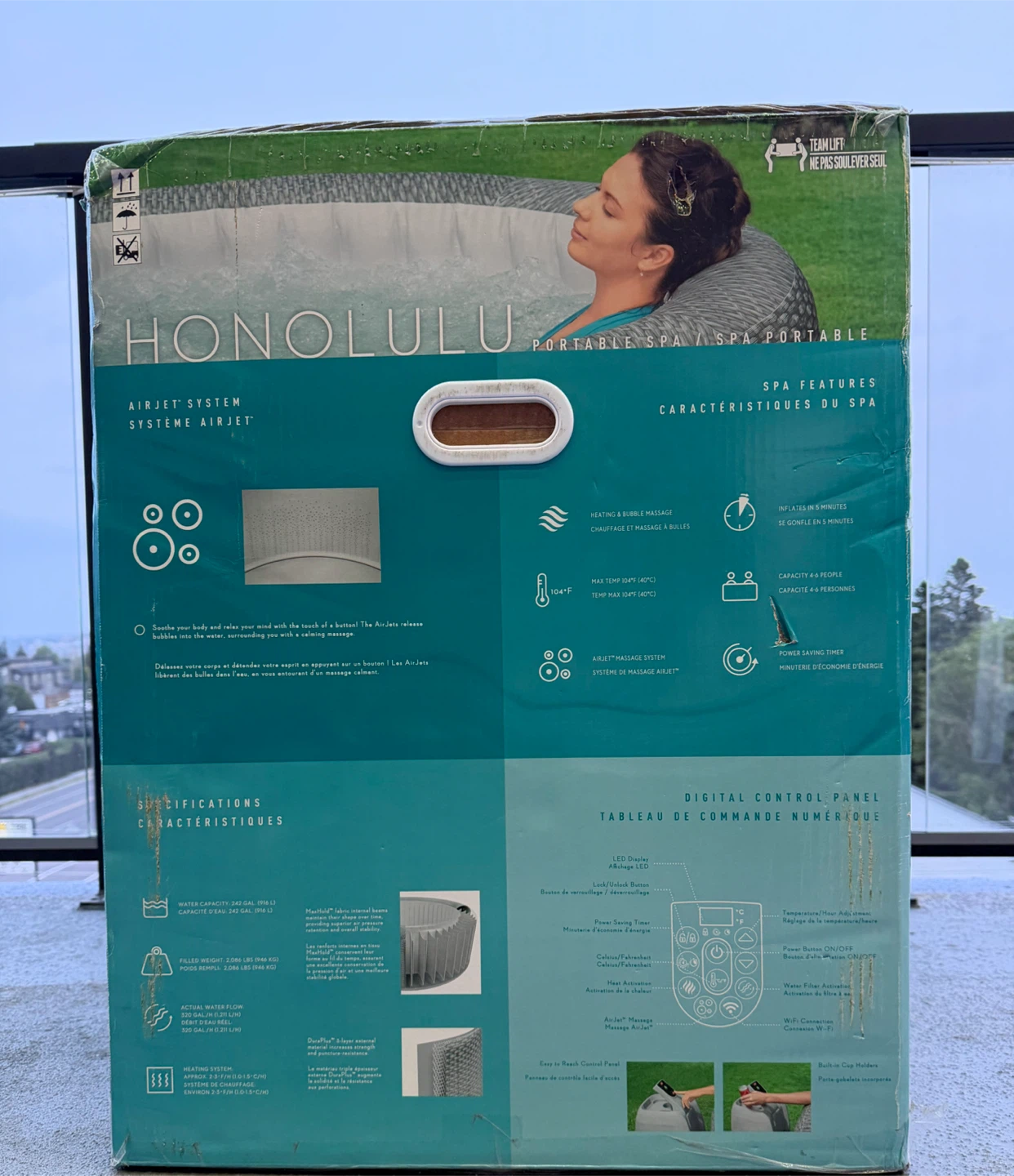 Bestway Saluspa Smart Honolulu Portable Spa Hot Tub - BNIB - photo 2