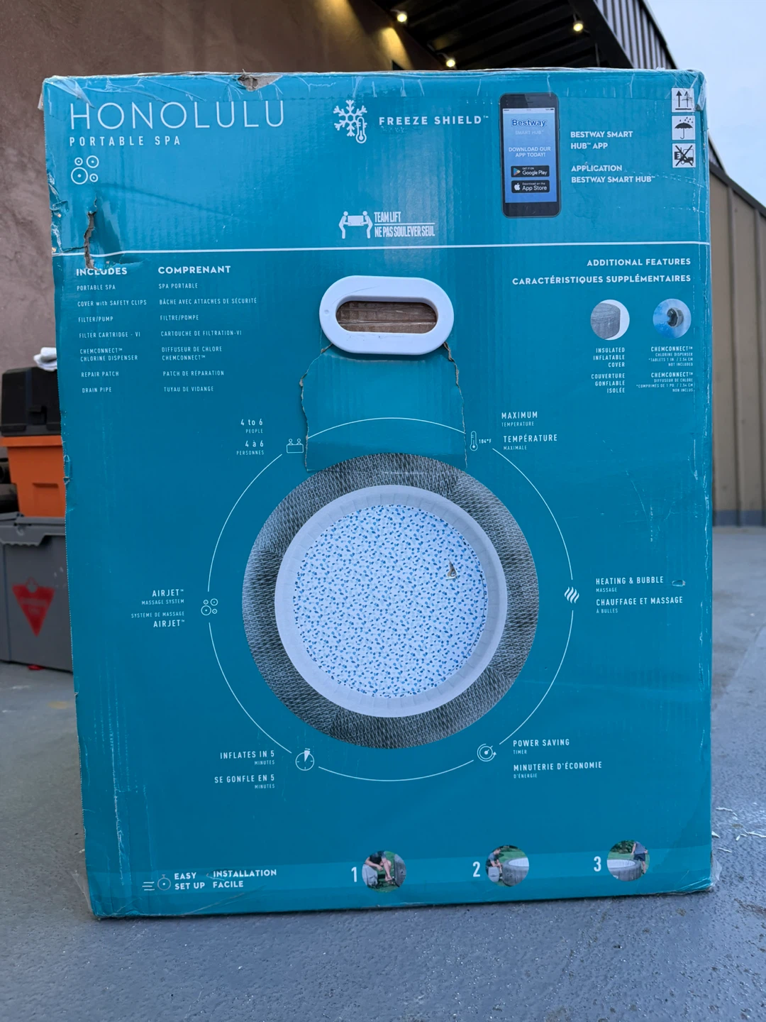 Bestway Saluspa Smart Honolulu Portable Spa Hot Tub - BNIB - photo 5