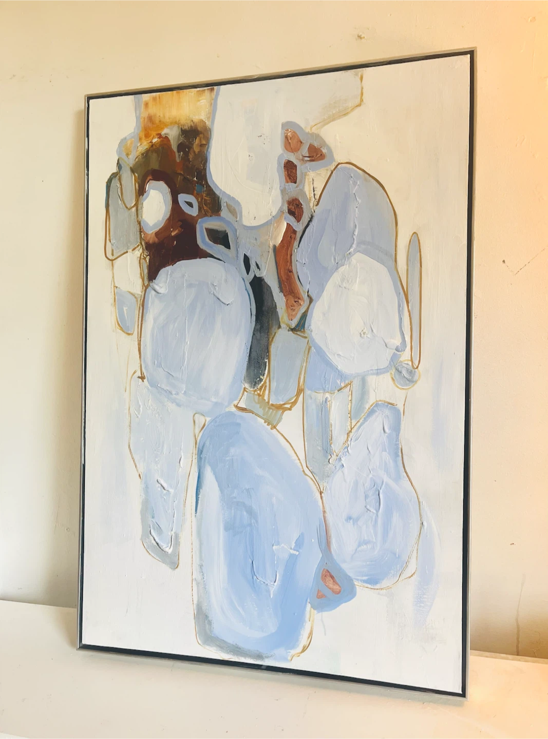 Original Abstract Art “River Rocks” - photo 3