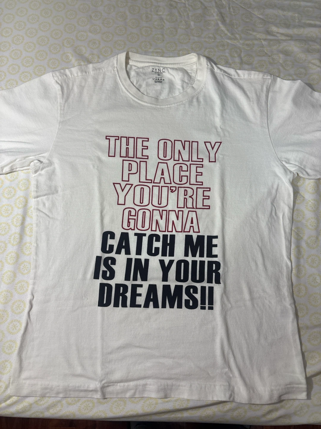 ZYNC Basics T-Shirt - White - Size Medium