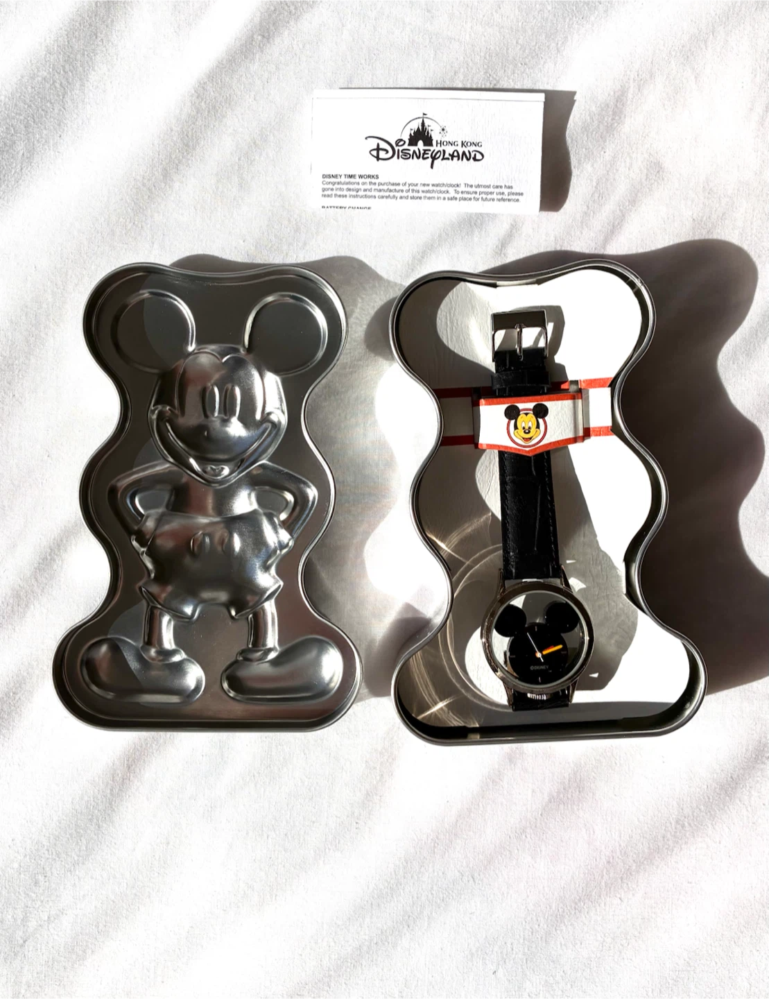 New Vintage Mickey Mouse Watch with Tin - photo 3