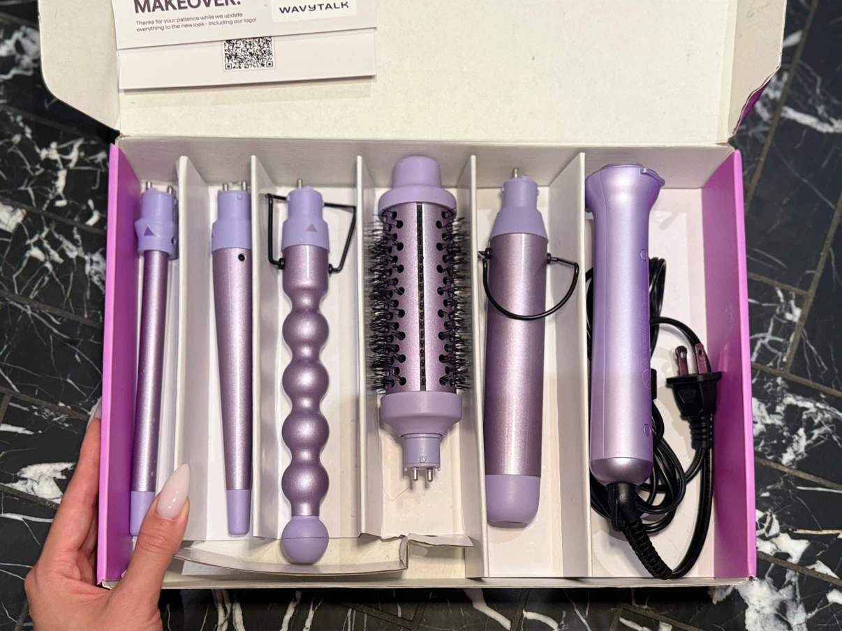 WavyTalk Multi Curl 5-in-1 Curling Wand Set - photo 2