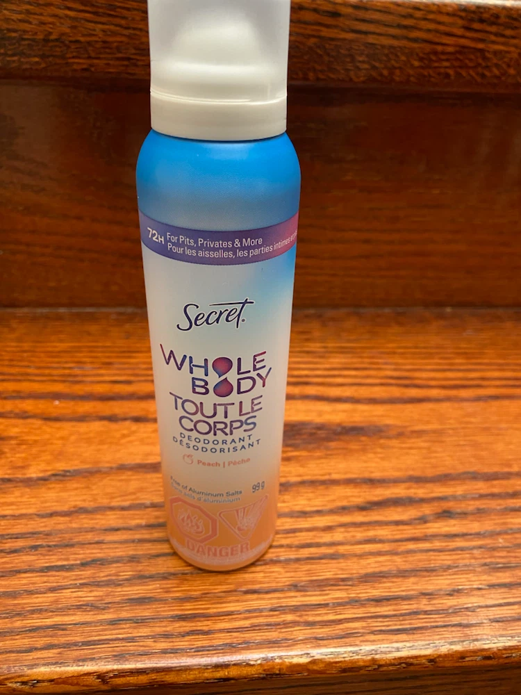 Secret Whole Body Deodorant Spray