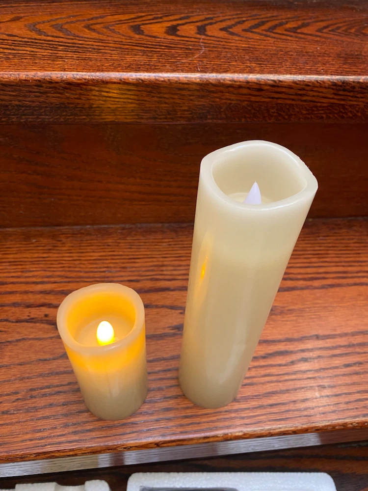 Set of 7 LED Flameless Candles with Remote - photo 3