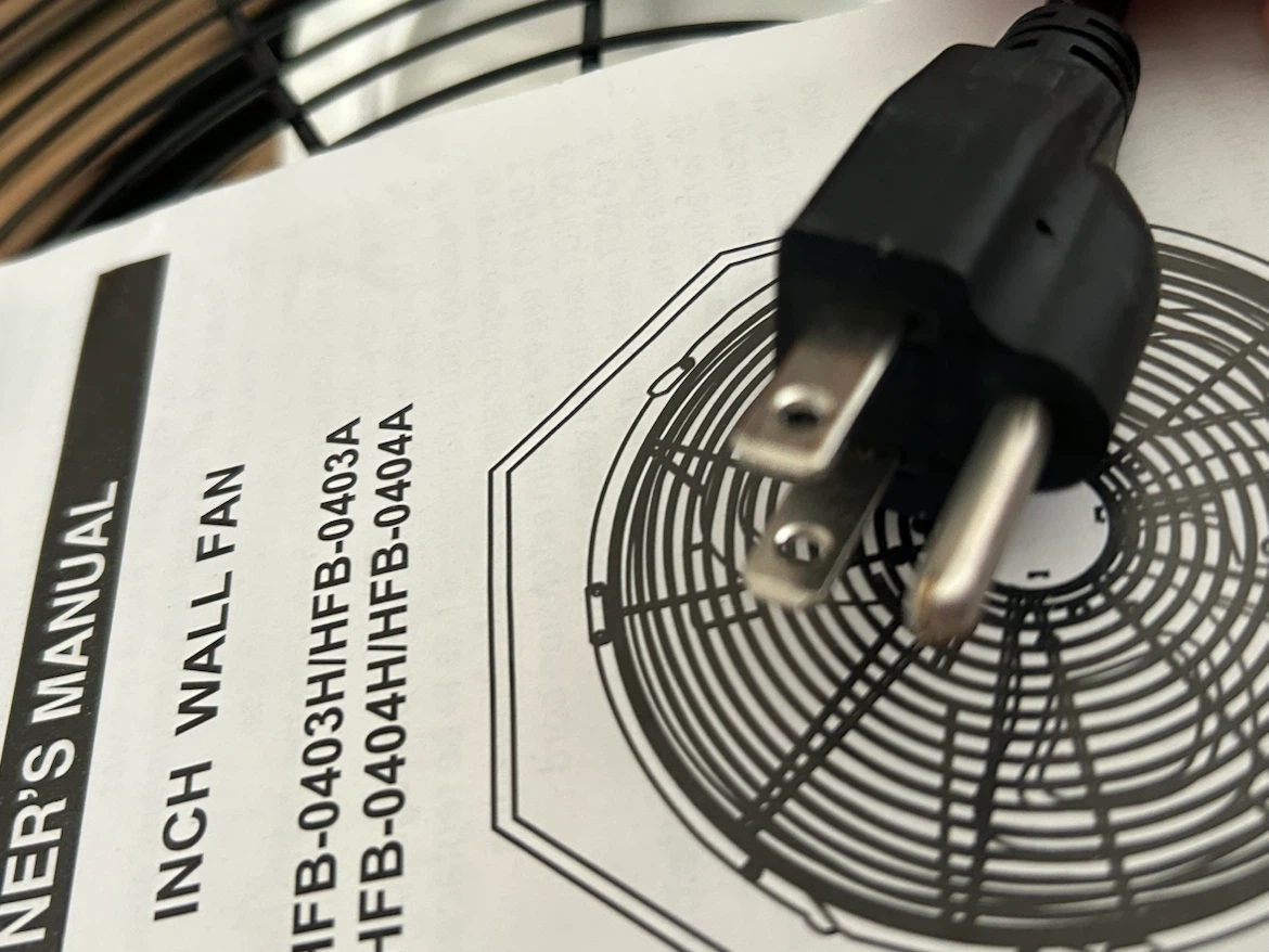 Achazel 20 Inch Wall Fan - photo 3