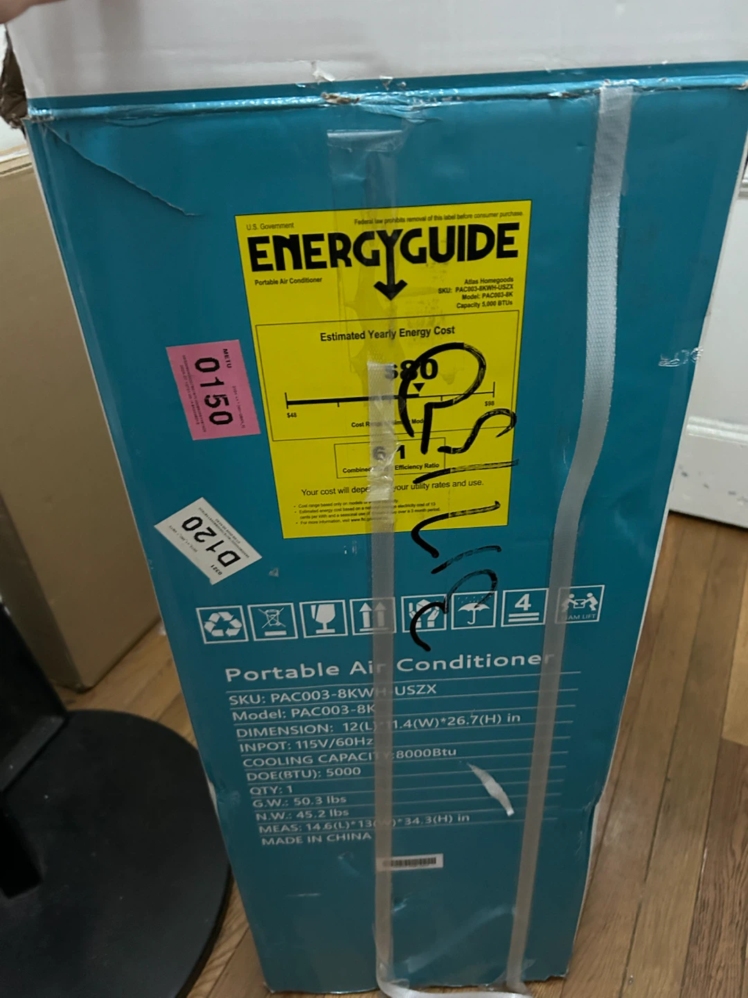 Portable Air Conditioner - 8000 BTU - photo 5
