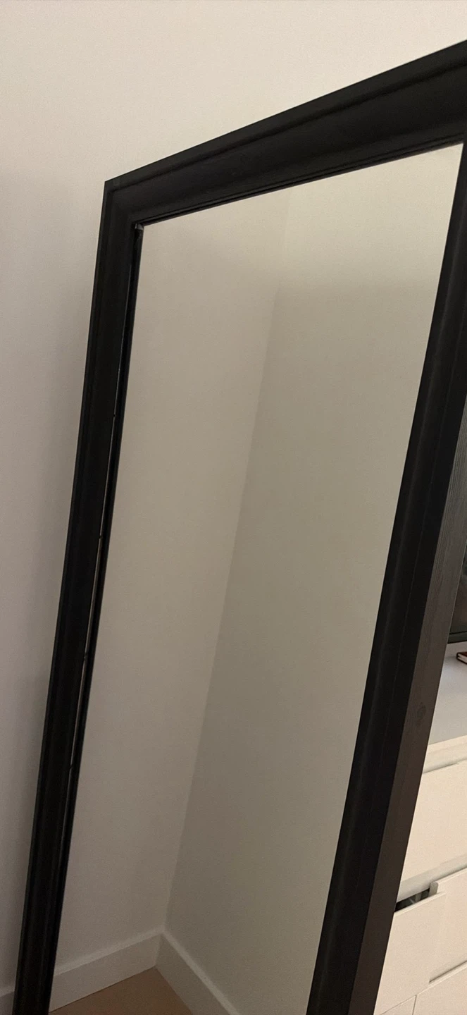 Full Length Black Framed Mirror