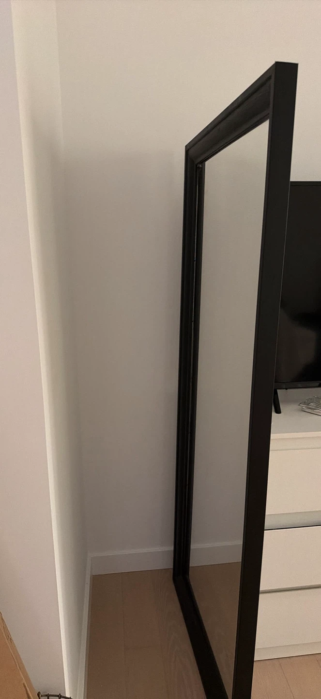 Full Length Black Framed Mirror - photo 2