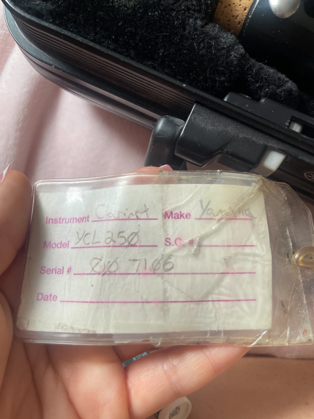 Yamaha Clarinet VCL250 with Case - photo 3