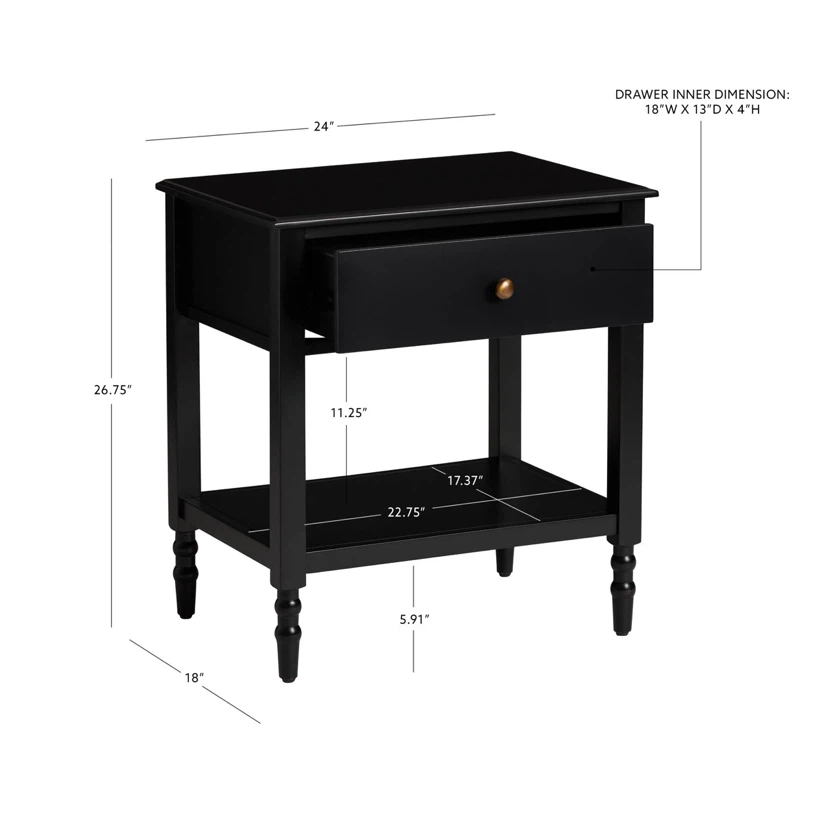 Black Nightstands - photo 2