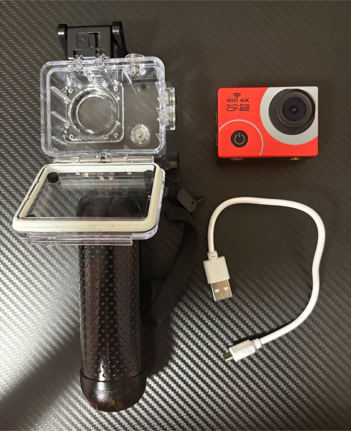 4K Action Camera Bundle with Waterproof Case & Floating Handle - photo 2