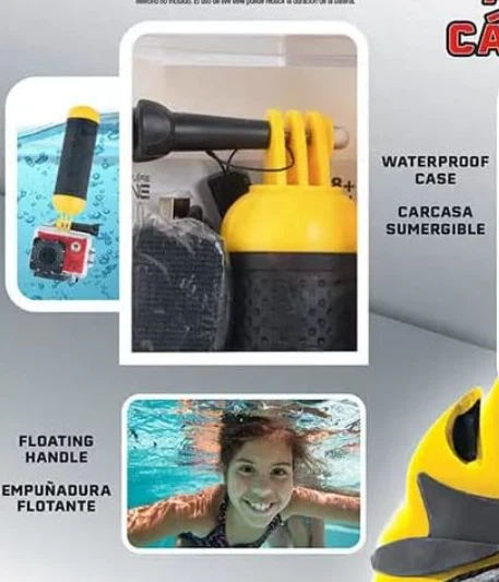 4K Action Camera Bundle with Waterproof Case & Floating Handle - photo 3