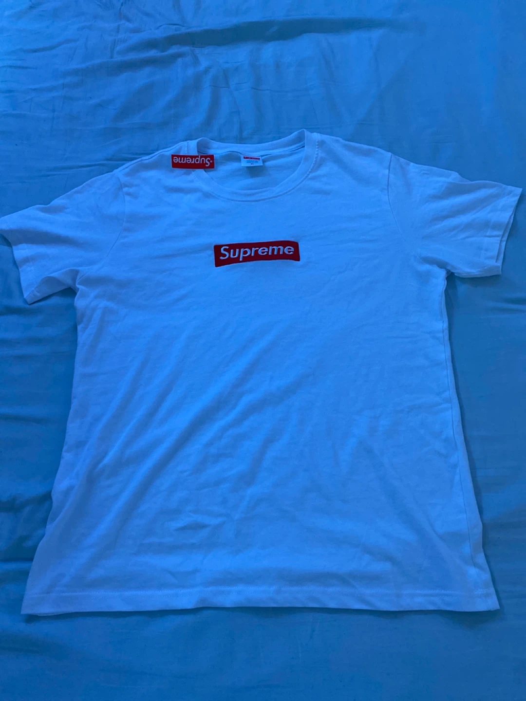 Supreme Box Logo T-Shirt White/Red XL