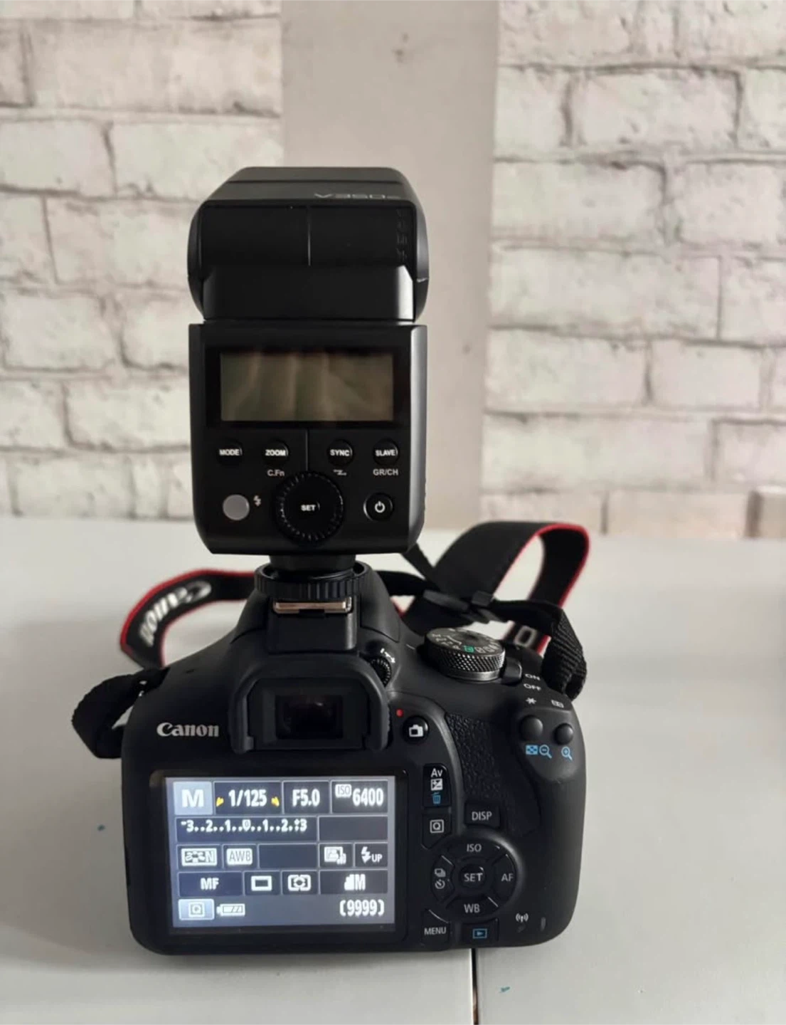 Canon Eos Rebel T7 and GoDox V350C Flashgun (Canon Compatible) - photo 4
