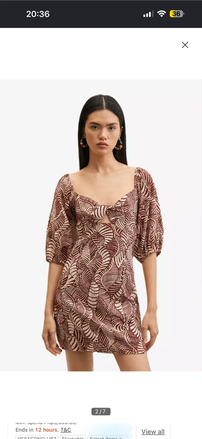 Mango mini dress - worn only once - US SIZE 4