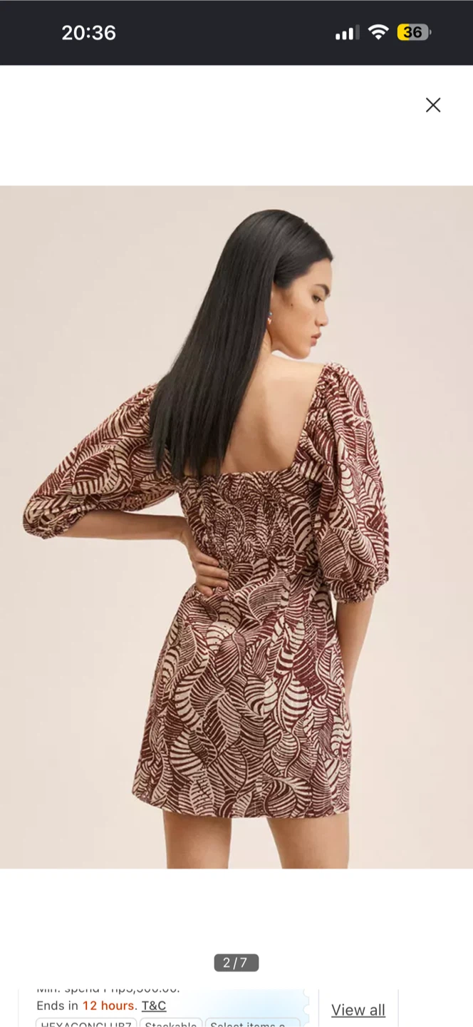 Mango mini dress - worn only once - US SIZE 4 - photo 2