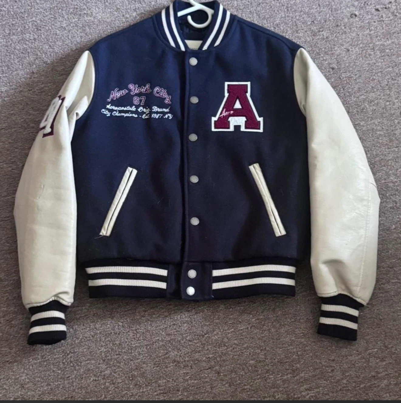 Aeropostale "New York City 87" Varsity Jacket
