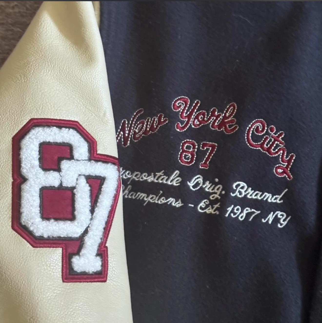 Aeropostale "New York City 87" Varsity Jacket - photo 5