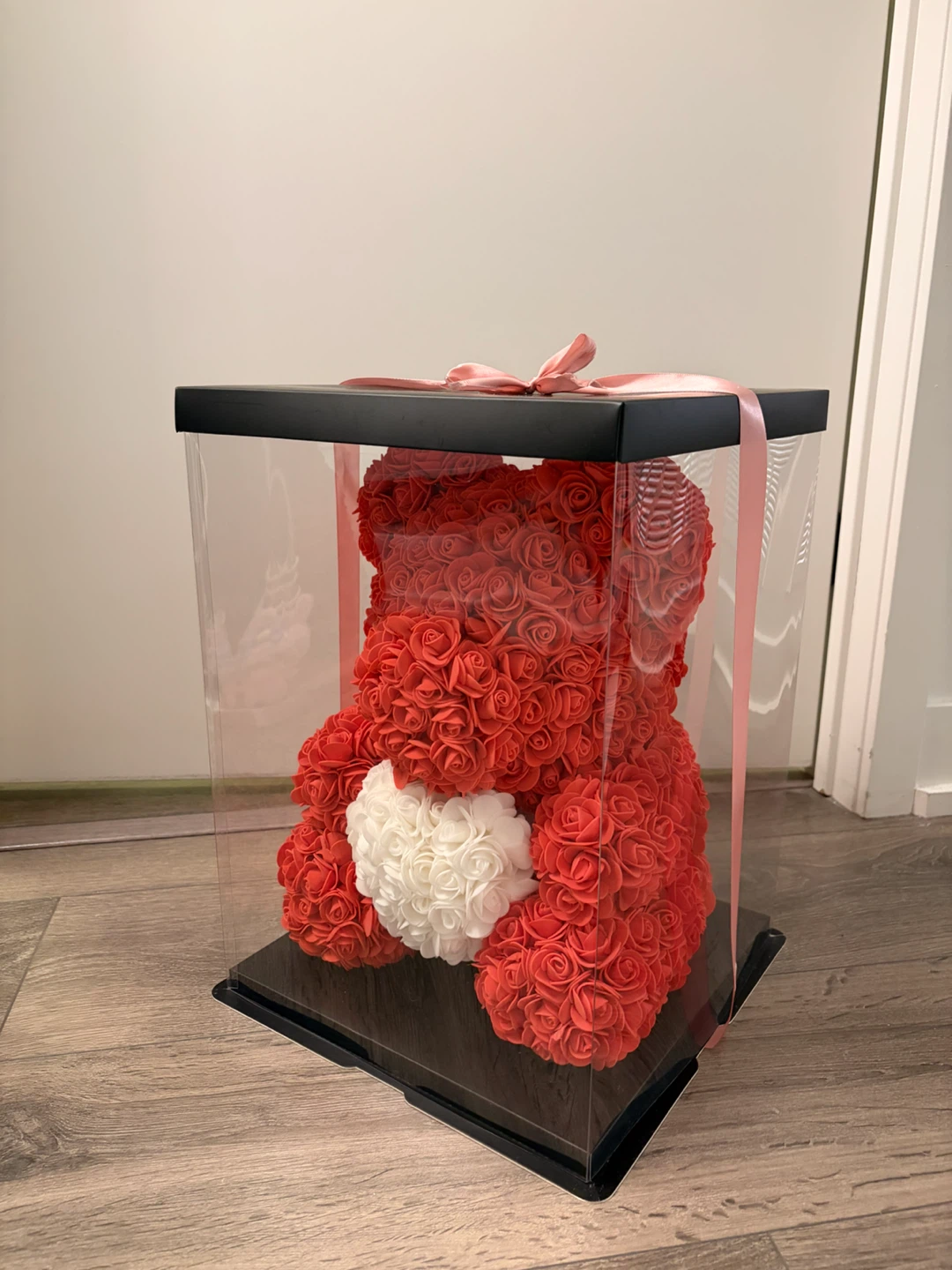 Rose Teddy Bear Flower Gift Box