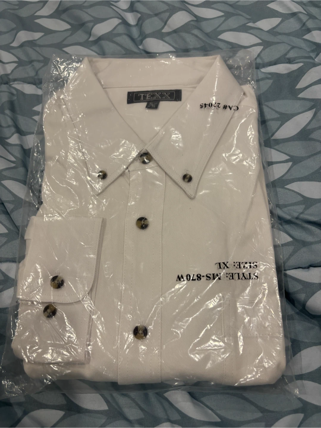 Texx White Button-Down Shirt - XL - photo 3