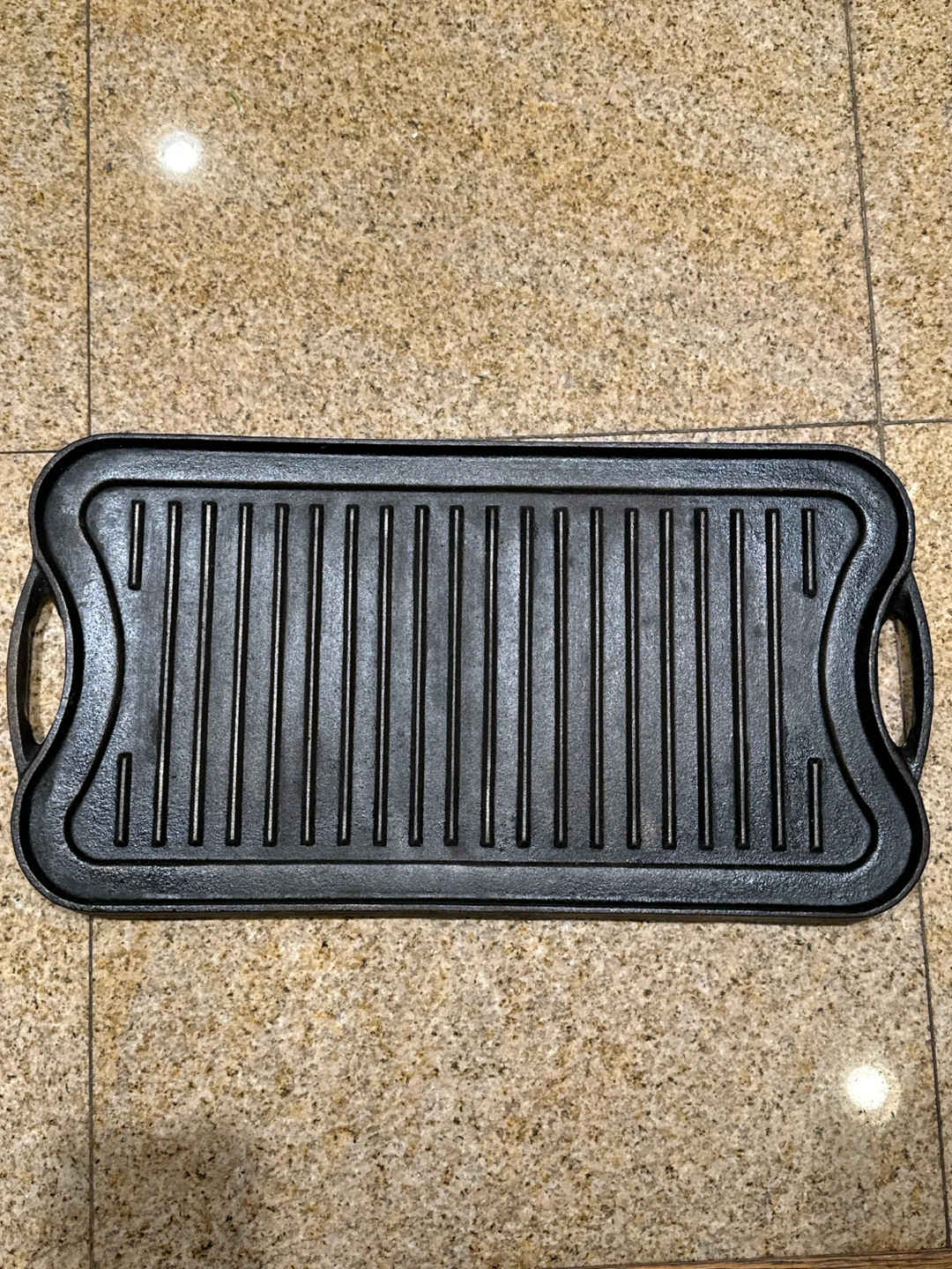 Cast Iron Reversible Griddle Pan - photo 2