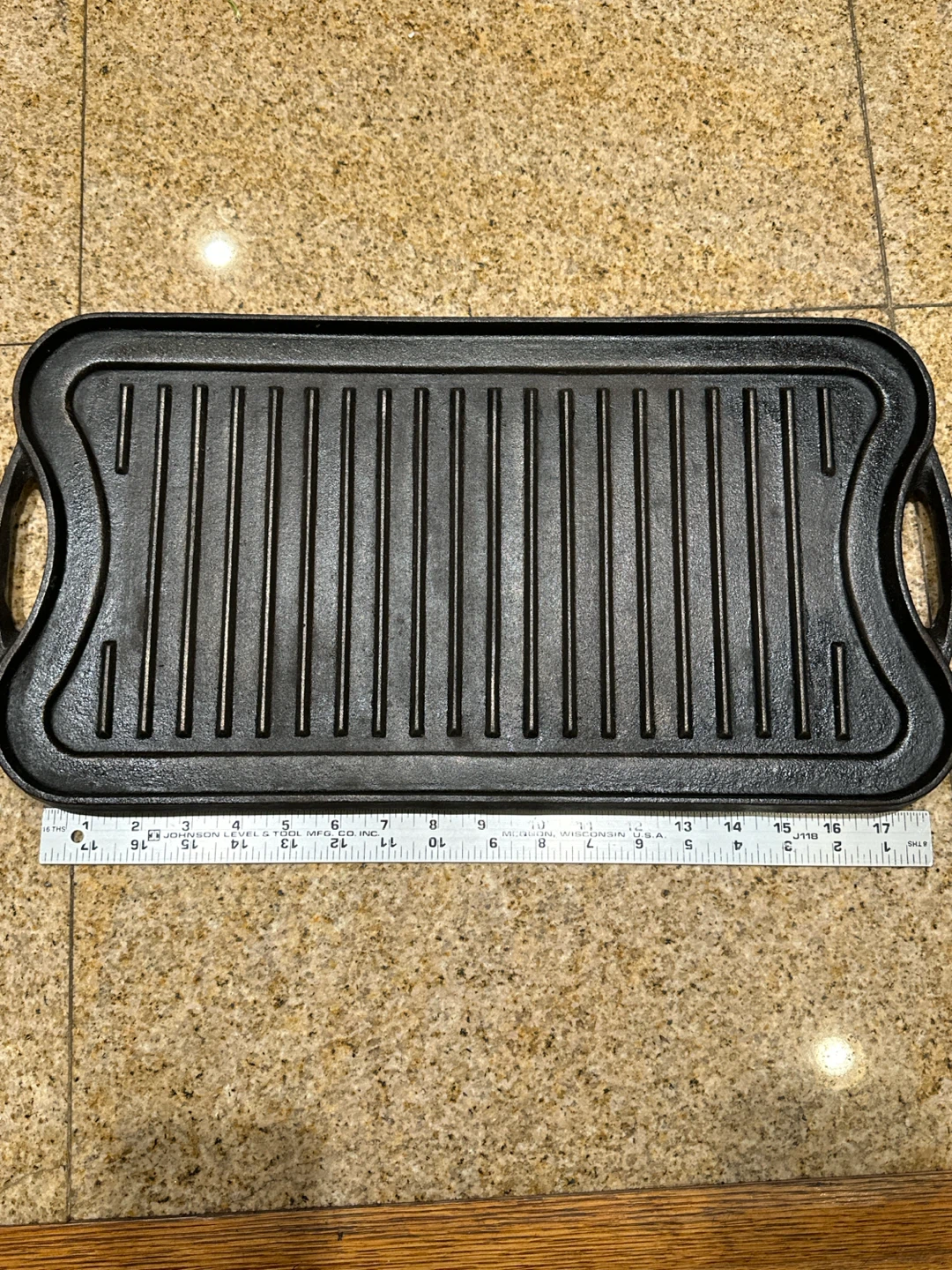Cast Iron Reversible Griddle Pan - photo 3