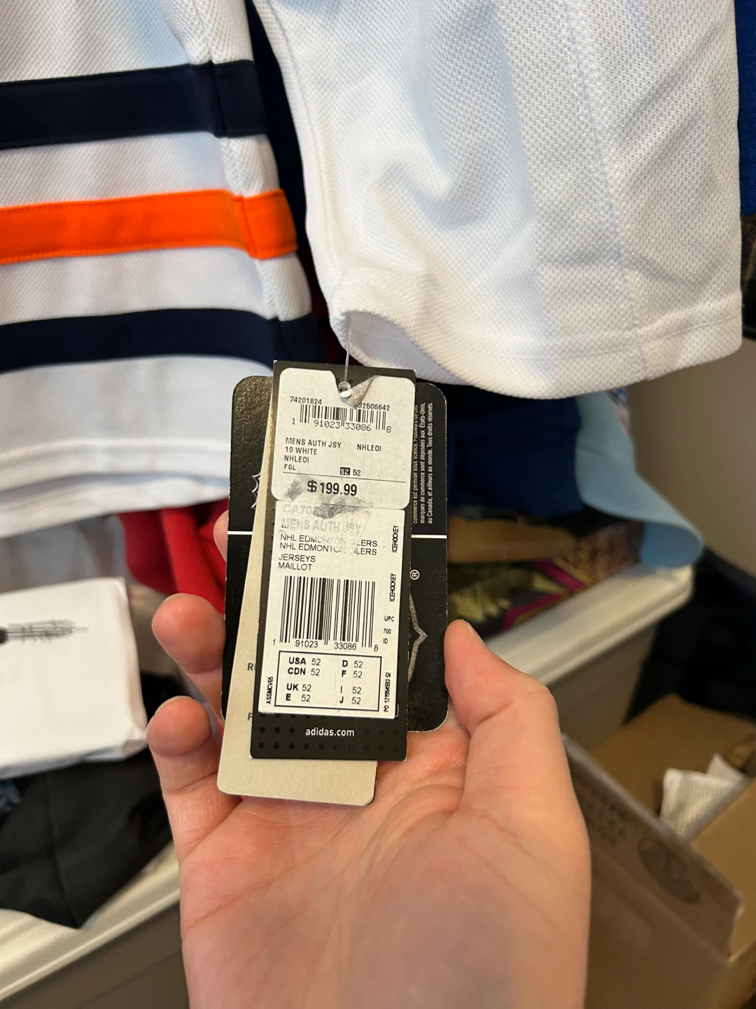 Adidas Edmonton Oilers NHL Jersey - Size 52 - photo 2