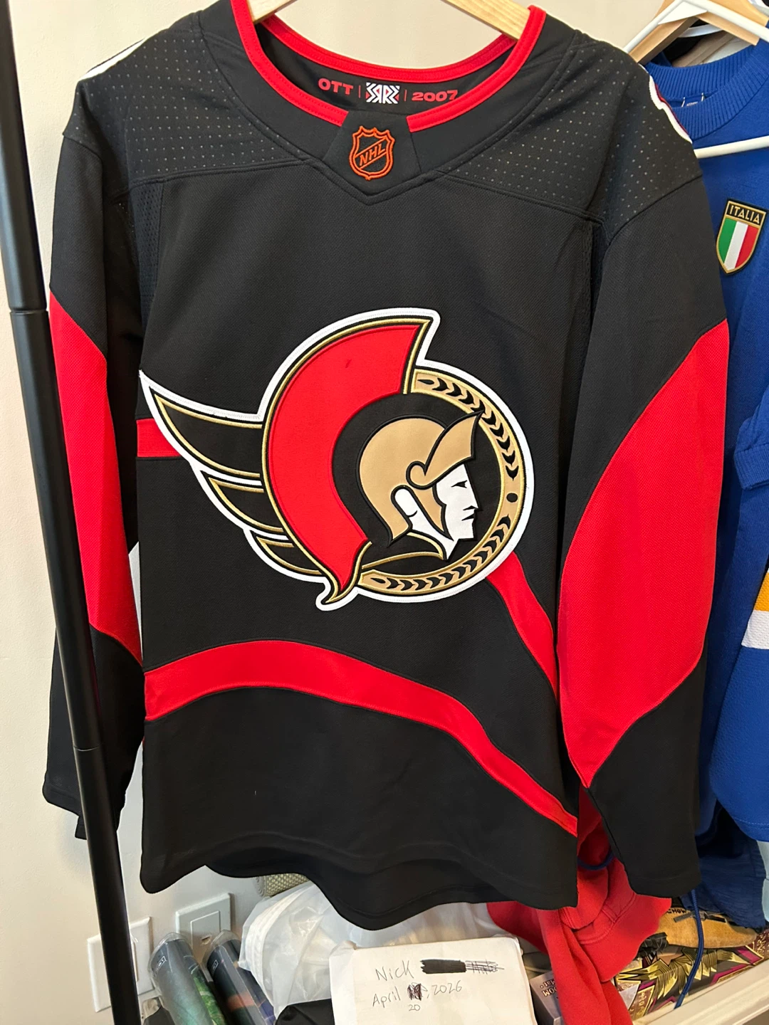 Ottawa Senators Adidas reverse retro Hockey Jersey