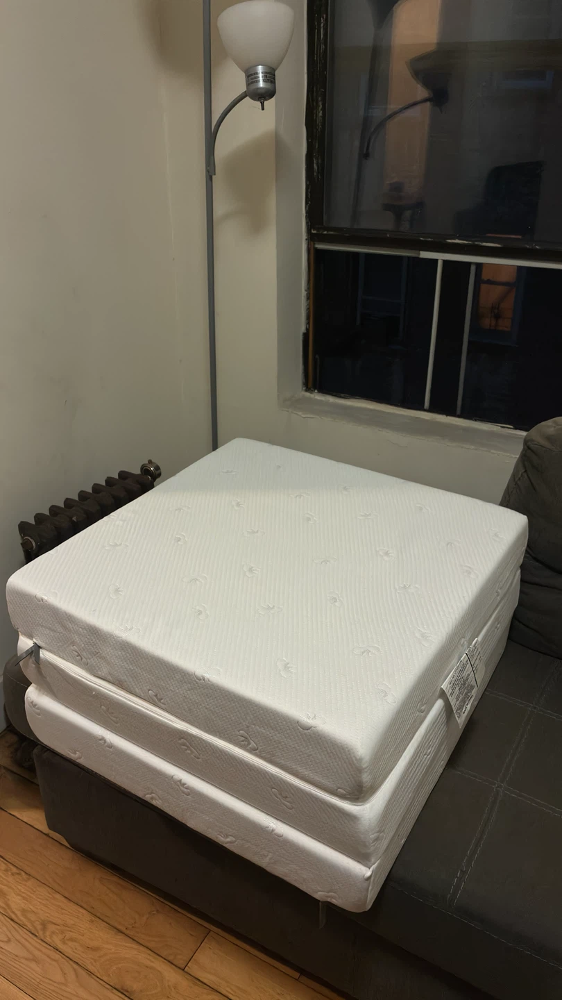 White Folding Mattress
