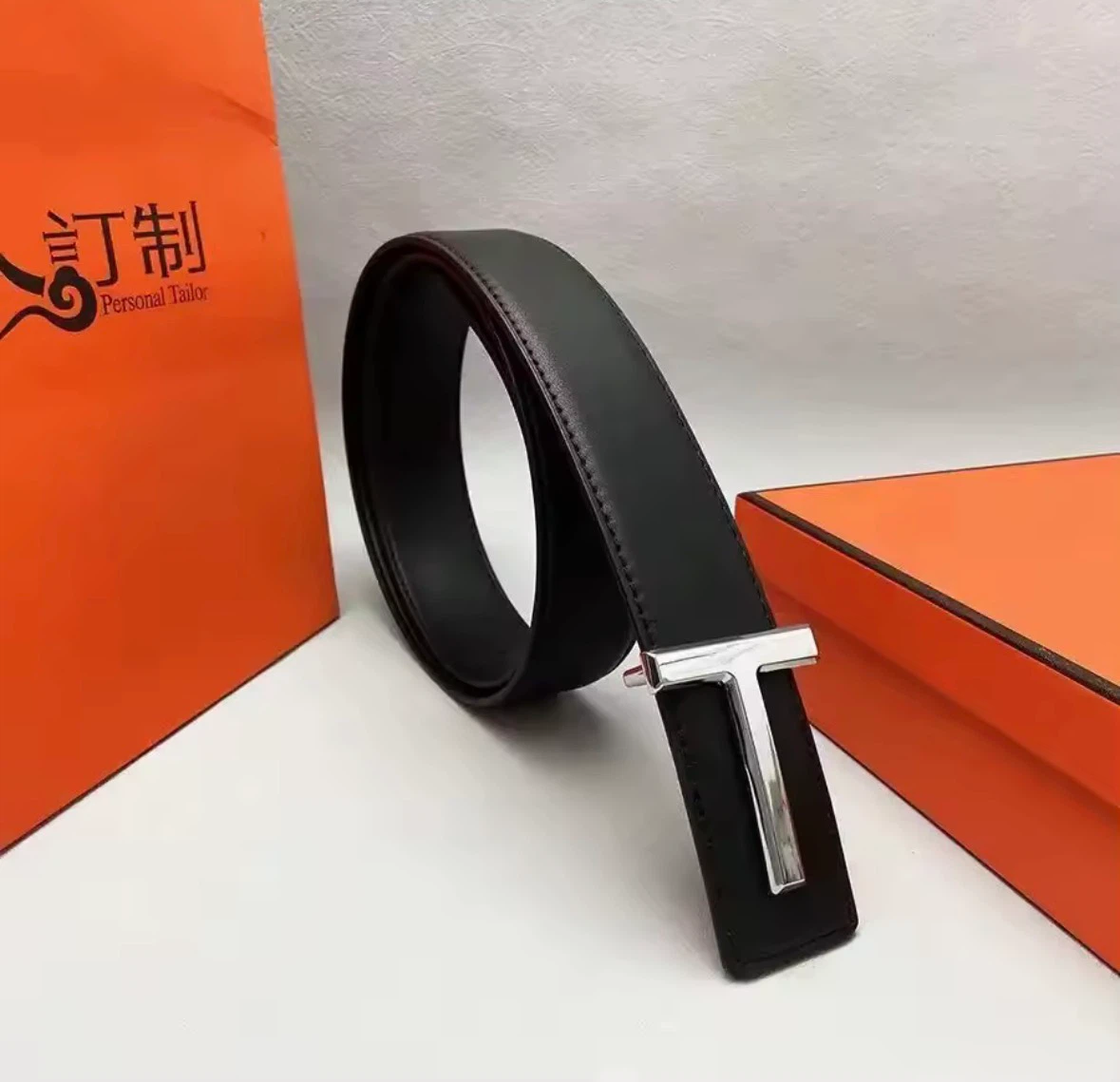 Tom Ford Belt - Black Leather