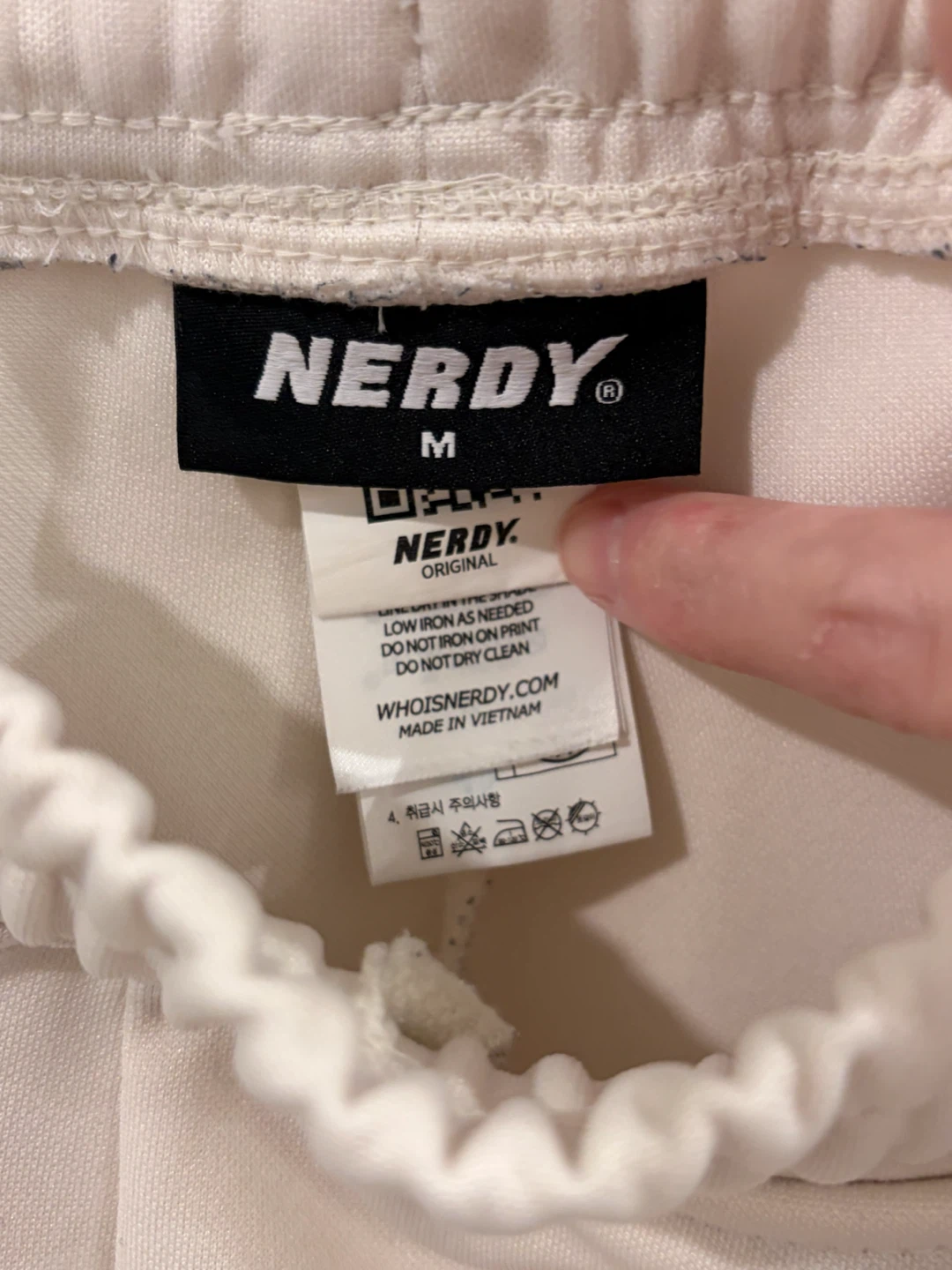 NERDY Tracksuit Jacket & Pants Set - Cream - Medium - photo 4