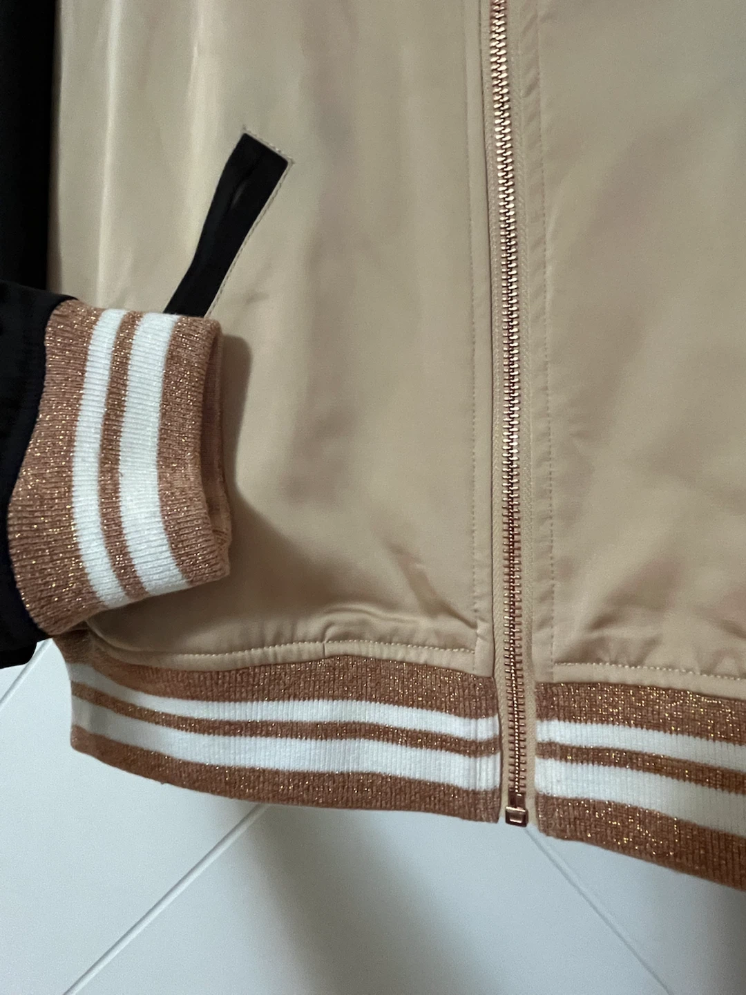 Guess Bomber Jacket with Palm Tree Sequins - photo 3
