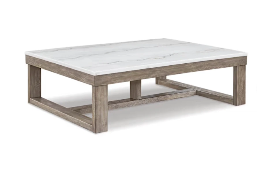 Ashley Furniture Large Marble Coffee Table - photo 3