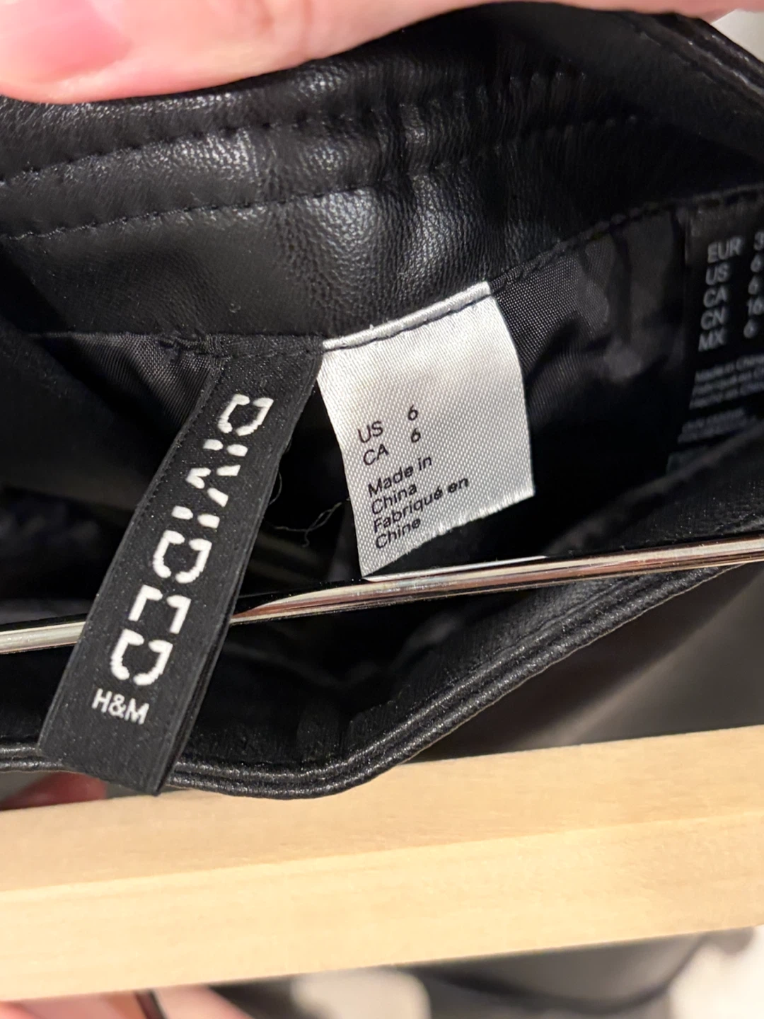 DIVIDED by H&M Leather Skirt - photo 3