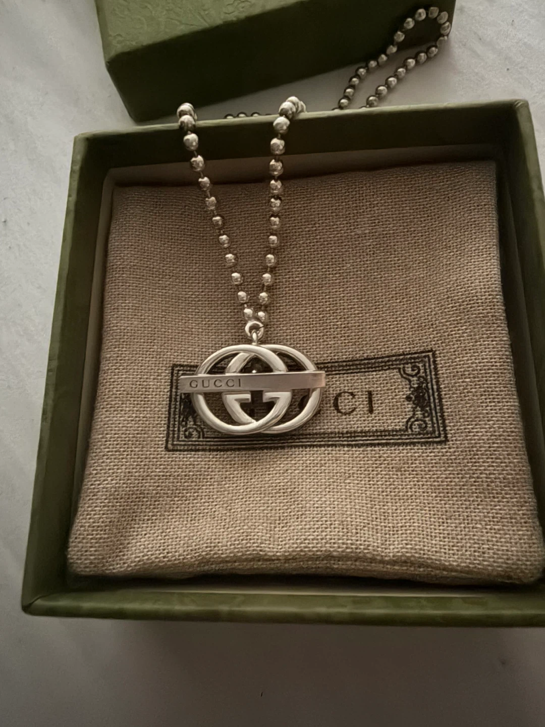 Gucci Silver Necklace