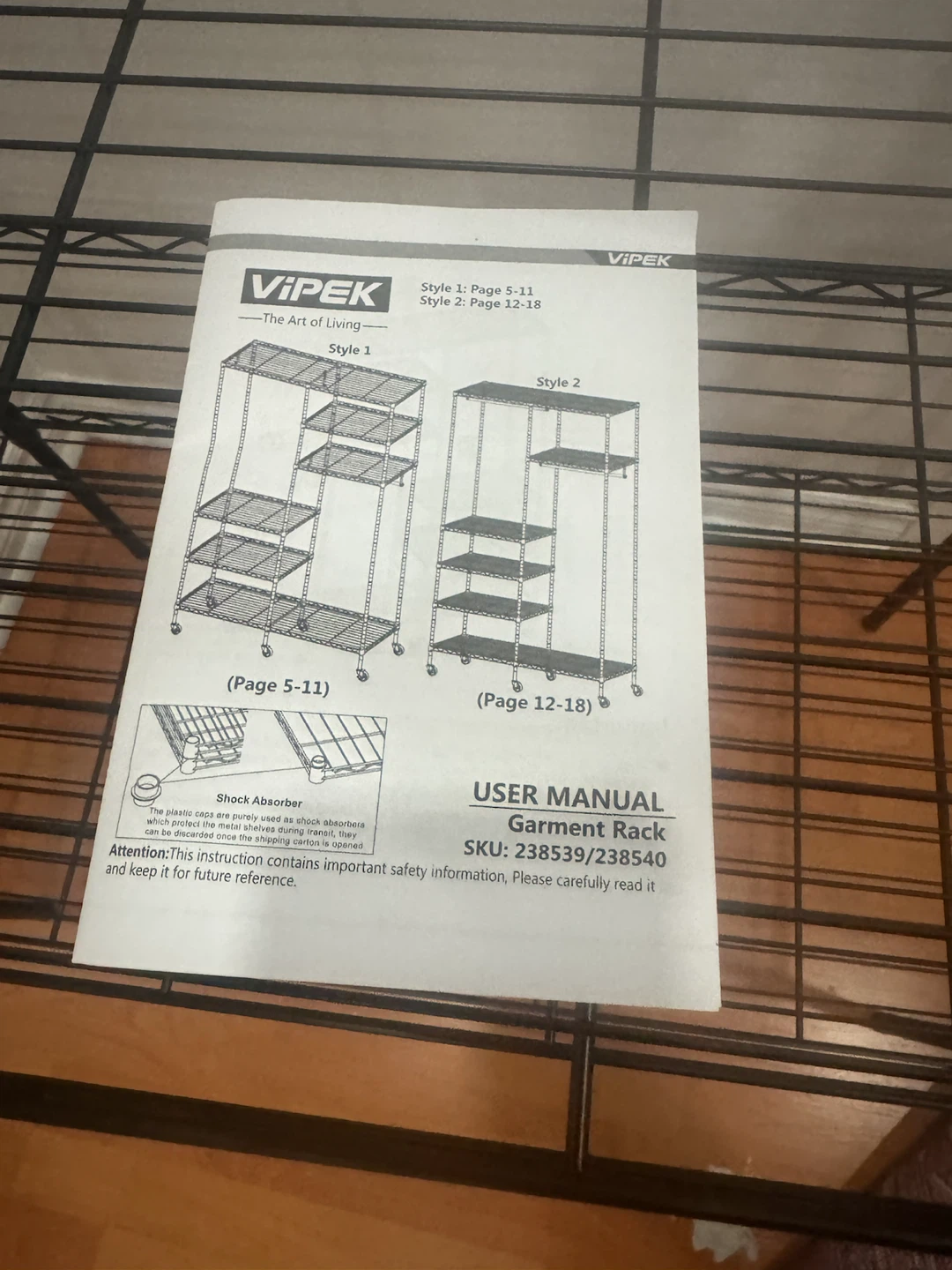 Garments rack