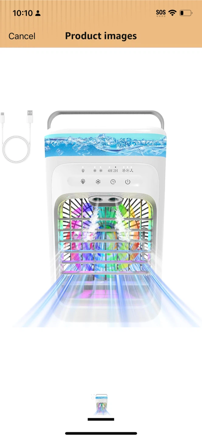 Portable Air Cooler Fan